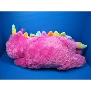 Iscream Unicorn Faux Fur Tablet Holder Pillow 20"